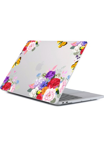 Macbook Air 15 INÇ(2023)A2941 M2/(2024)A3114 M3 Laptop Kılıfı Desen Plastik Koruyucu KAPAK-DDC-249 (Yurt Dışından)