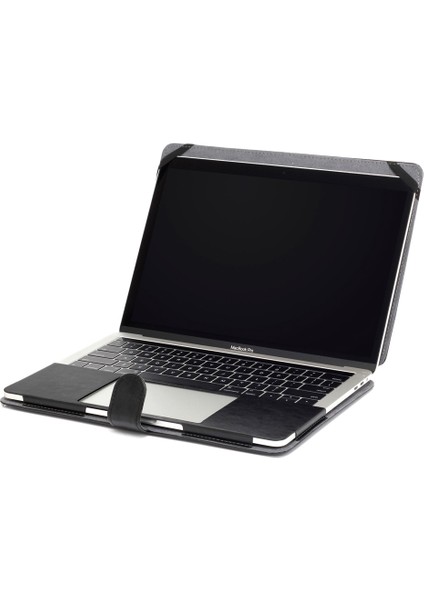 MacBook Pro 13 INÇ(2016)A1706/A1708/A1989/A2159/A2251/A2289/A2338-SIYAH Için Crazy Horse Deri Kılıf (Yurt Dışından) fırsatları