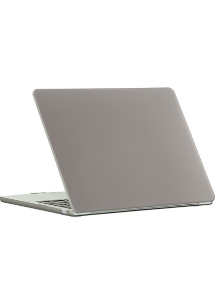 Macbook Air 15 INÇ(2023)M2 A2941/(2024)A3114 M3 Anti-Drop Dizüstü Bilgisayar Ince Kılıf-Gri Için Darbeye Dayanıklı Mat Kılıf (Yurt Dışından)