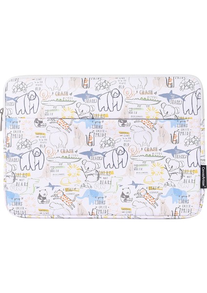 Canvasartısan G50-11 15 Inç Dizüstü Bilgisayar Koruyucu Kılıf Karikatür Hayvan Baskılı Pu Deri Dizüstü Taşıma Çantası Küçük Kese ile (Yurt Dışından) fiyatları