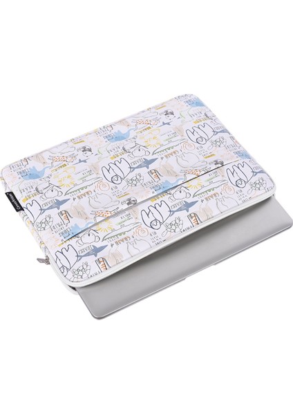 Canvasartısan G50-11 15 Inç Dizüstü Bilgisayar Koruyucu Kılıf Karikatür Hayvan Baskılı Pu Deri Dizüstü Taşıma Çantası Küçük Kese ile (Yurt Dışından) fırsatları