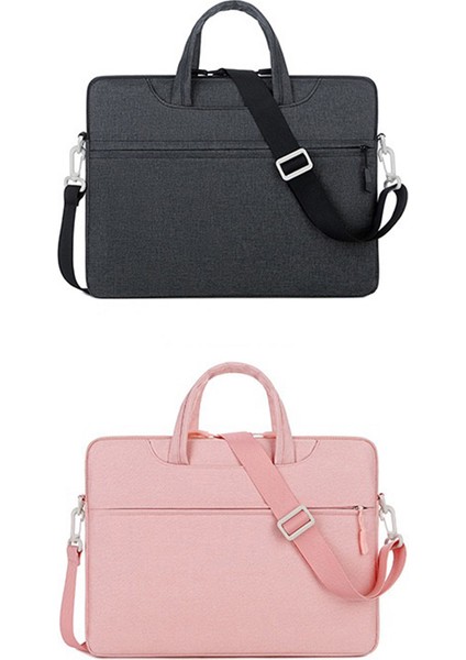 Evrensel Dizüstü Çanta Omuz Çantası Dizüstü 13-14 Inç Dizüstü Bilgisayar Için Taşıma Çantası Evrak Çantası (Iç Boyut: 36X27CM) -Siyah (Yurt Dışından) indirimleri