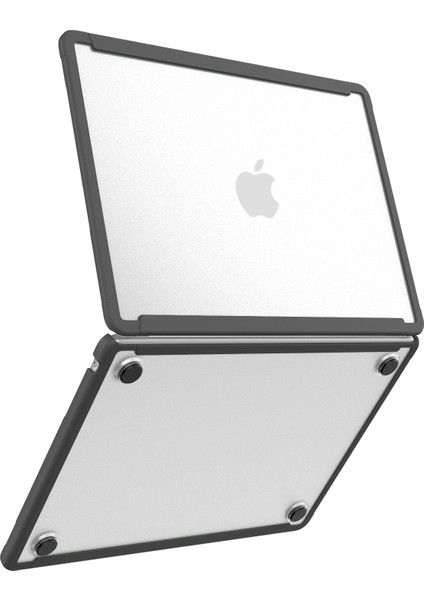 Benwıs Mp-Ssc MacBook Air 13 INÇ(2022)A2681/(2024)SLIM Kılıf Pc+Tpu Laptop Kapağı-Siyah (Yurt Dışından)