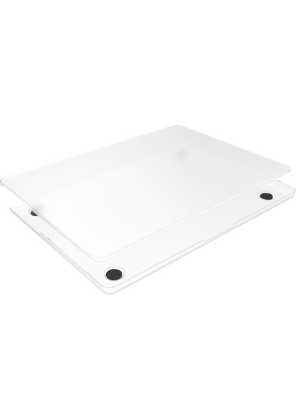 Benwıs Mp-Smc MacBook Pro 16 INÇ(2021)/(2023)A2485, A2780 Laptop Kılıfı Ince Dizüstü Bilgisayar Kapağı-Şeffaf Beyaz (Yurt Dışından)