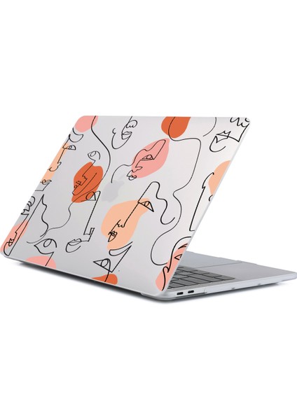 Macbook Air 15 INÇ(2023)A2941 M2/(2024)A3114 M3 Kılıf Dizüstü Koruyucu Kapak Desen BASKI-DDC-139 (Yurt Dışından)