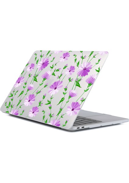 Macbook Air 15 INÇ(2023)A2941 M2/(2024)A3114 M3 Kılıf Desen Koruyucu Dizüstü Bilgisayar KAPAĞI-DDC-1172 (Yurt Dışından)