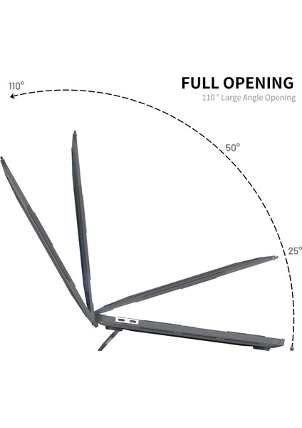 MacBook Pro 16 Inç (2019) A2141 (Ab Versiyonu) Sert Pc Şok Emici Kapak Kickstand Koruyucu Dizüstü Bilgisayar Kılıfı Kabuk, Tpu Klavye Filmi + Toz Önleyici Fişler-Gri (Yurt Dışından) indirimleri