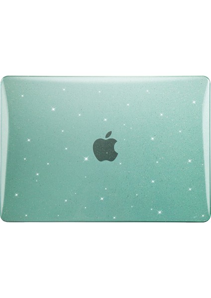 MacBook Pro 13 Inç (2016-2020)A1706 A1708 A1989 A2159 A2338 Laptop Case Yıldızlı Gökyüzü Sert Pc Kapak-Gece Yarısı Yeşil (Yurt Dışından)