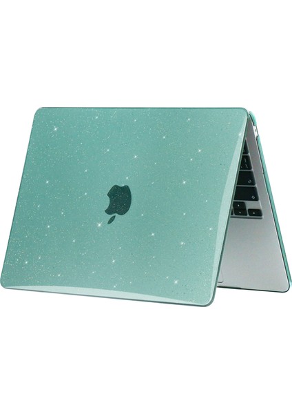 MacBook Pro 13 Inç (2016-2020)A1706 A1708 A1989 A2159 A2338 Laptop Case Yıldızlı Gökyüzü Sert Pc Kapak-Gece Yarısı Yeşil (Yurt Dışından)