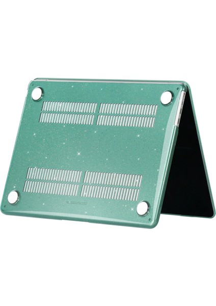 MacBook Pro 13 Inç (2016-2020)A1706 A1708 A1989 A2159 A2338 Laptop Case Yıldızlı Gökyüzü Sert Pc Kapak-Gece Yarısı Yeşil (Yurt Dışından)
