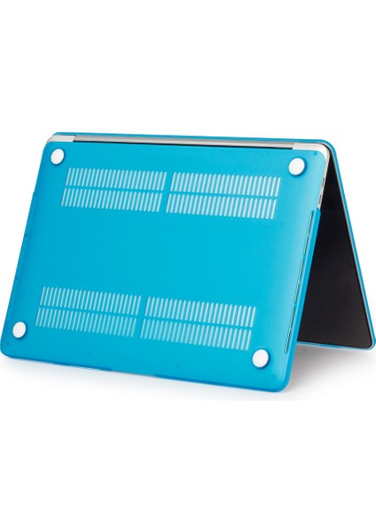 Çizilmez Mat Plastik Ön ve Arka Kılıf MacBook Pro 13 Inç 2016 A1706/A1708/A1989/A2159/A2251/A2289/A2338-KOYU Mavi (Yurt Dışından)
