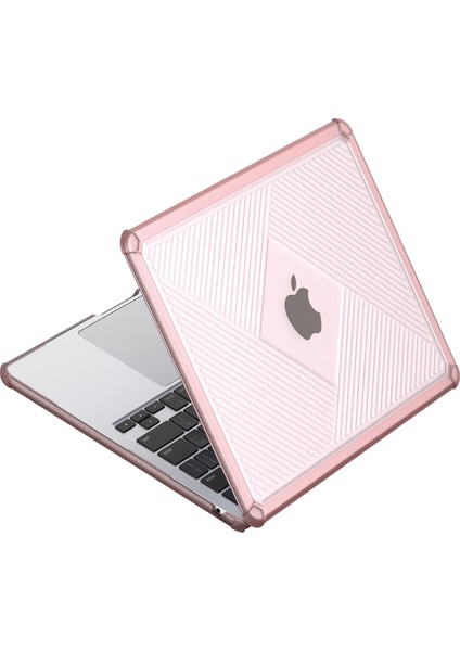 Dux Ducıs Lcgh Serisi MacBook Pro 14 INÇ(2021)/(2023)KILIF Kapak Tpu+Pc Dizüstü Bilgisayar Koruyucu-Pembe (Yurt Dışından)