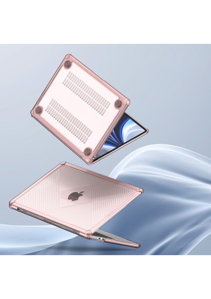 Dux Ducıs Lcgh Serisi MacBook Pro 14 INÇ(2021)/(2023)KILIF Kapak Tpu+Pc Dizüstü Bilgisayar Koruyucu-Pembe (Yurt Dışından)