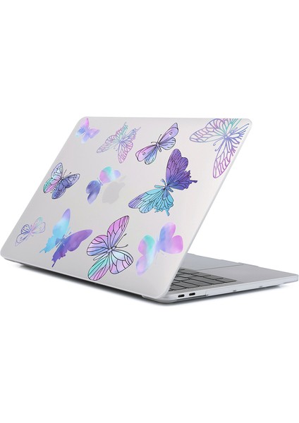 MacBook Pro 15 INÇ(2016-2017)A1707/(2018-2019)A1990 Kılıf Plastik Yaratıcı Desen Dizüstü Bilgisayar Sert KAPAK-DDC-263 Için (Yurt Dışından)
