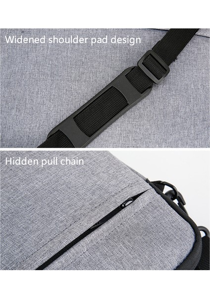 15 Inç Dizüstü Bilgisayar Omuz Çantası Oxford Kumaş+Polyester Dizüstü Bilgisayar Kılıfı Çanta-Mavi (Yurt Dışından) indirimleri