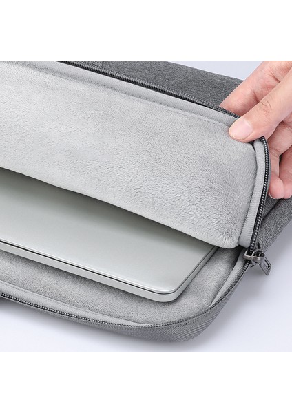 Mark Ryden MR98 15-Inç Dizüstü Bilgisayarlar Için Polyester Taşıma Çantası Taşınabilir Kol Çantası-Açık Gri (Yurt Dışından)