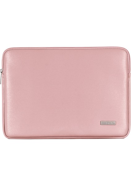 Canvasartısan L6-04 12 Inç Dizüstü Bilgisayar Kılıfı MacBook Için Moda Pu Deri Dizüstü Bilgisayar Koruma Çantası-Pembe (Yurt Dışından)