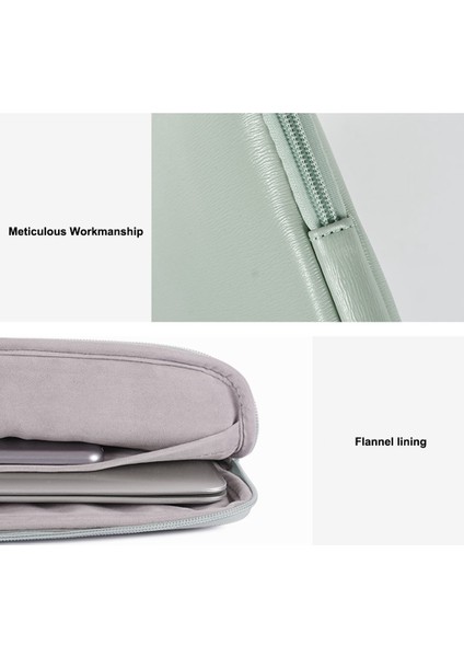 Canvasartısan L6-04 12 Inç Dizüstü Bilgisayar Kılıfı MacBook Için Moda Pu Deri Dizüstü Bilgisayar Koruma Çantası-Pembe (Yurt Dışından)