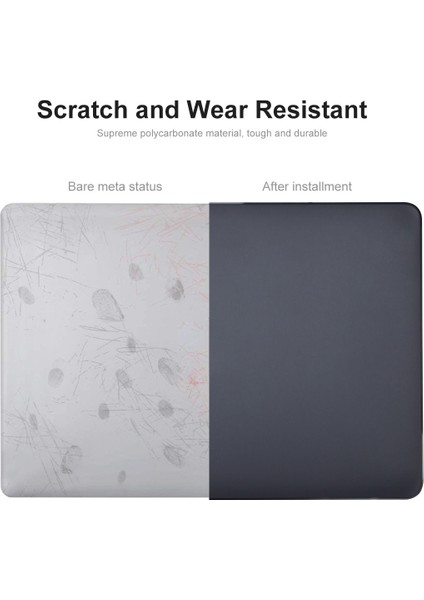 MacBook Air 13 INÇ(2024)A2681(M2)/A3113(M3)/(2022)(AB)KAPAK Tpu Klavye Filmi-Nane Yeşili Için Mat Laptop Kılıfı (Yurt Dışından)