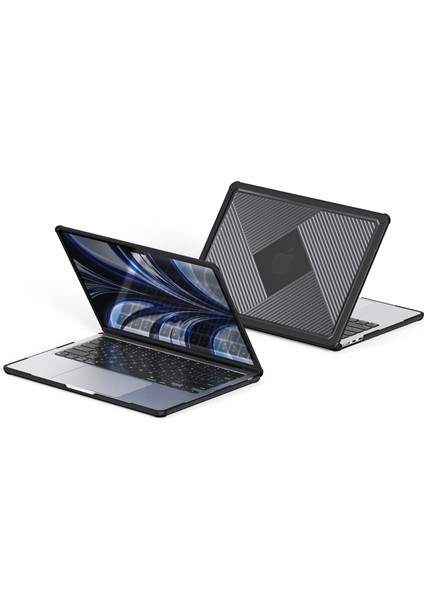 Dux Ducıs Lcgh Serisi MacBook Air 15 INÇ(2024)/(2023)KILIF Tpu+Pc Dizüstü Koruyucu Kapak-Siyah (Yurt Dışından) fiyatları