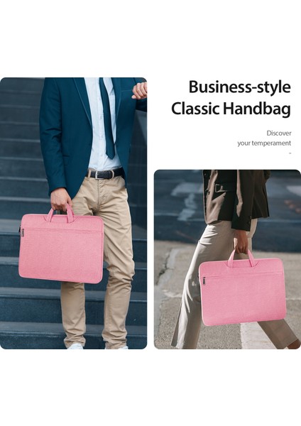 Dux Ducıs Lbtc Serisi 14-15.4 Inç Dizüstü Bilgisayar Taşıma Çantası Polyester Dizüstü Darbeye Dayanıklı Çanta-Pembe (Yurt Dışından) modelleri