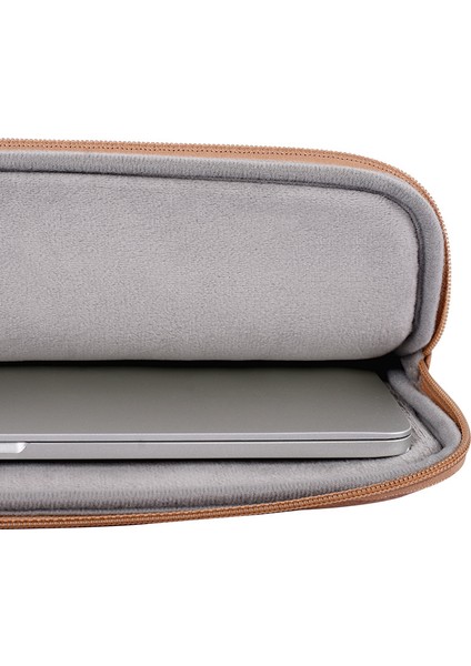 Canvasartısan L38-T0621 15 Inç Ultra Ince Büyük Dizüstü Bilgisayar Kol Çantası Pu Deri Dizüstü Bilgisayar Küçük Kese ile Taşıma Çantası-Haki (Yurt Dışından) fırsatları