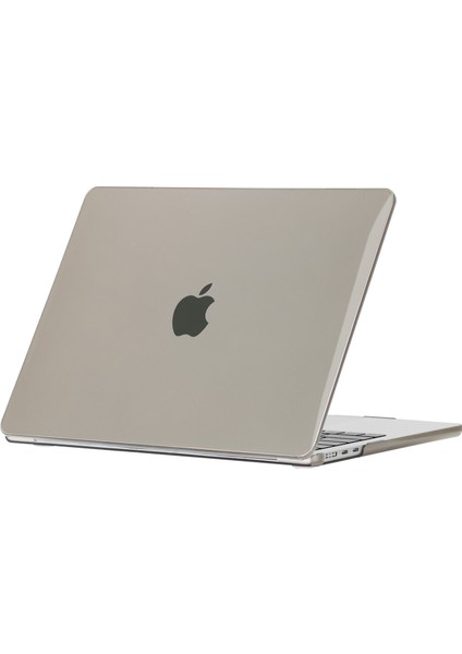 Macbook Air 15 INÇ(2023)M2 A2941/(2024)A3114 M3 Laptop Çantası Şeffaf Sert Pc Koruyucu Kapak-Gri (Yurt Dışından)