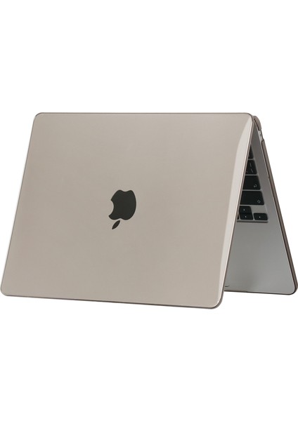 Macbook Air 15 INÇ(2023)M2 A2941/(2024)A3114 M3 Laptop Çantası Şeffaf Sert Pc Koruyucu Kapak-Gri (Yurt Dışından)