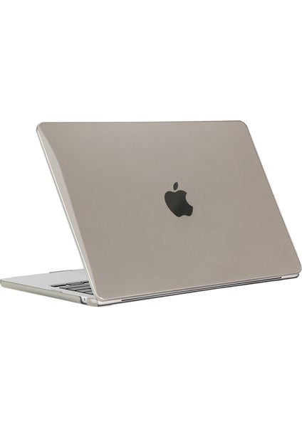 Macbook Air 15 INÇ(2023)M2 A2941/(2024)A3114 M3 Laptop Çantası Şeffaf Sert Pc Koruyucu Kapak-Gri (Yurt Dışından)