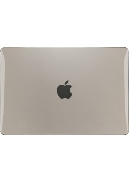 Macbook Air 15 INÇ(2023)M2 A2941/(2024)A3114 M3 Laptop Çantası Şeffaf Sert Pc Koruyucu Kapak-Gri (Yurt Dışından)