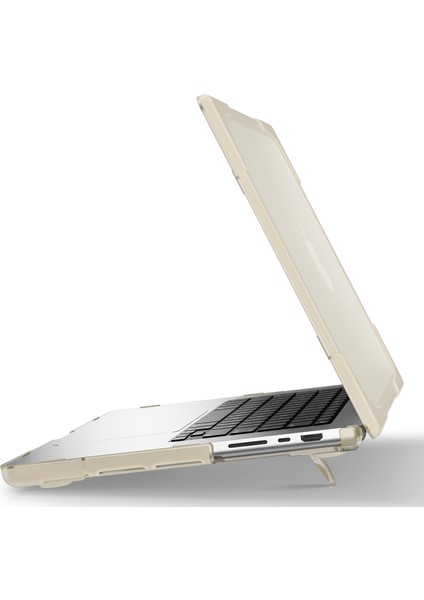 MacBook Pro 16 INÇ(2021)/(2023)A2485/A2780/A2991(M1/M2/M3)HARD Pc+Tpu Laptop Çantası Notebook Kapağı-Haki (Yurt Dışından)
