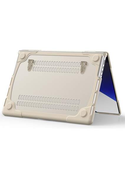 MacBook Pro 16 INÇ(2021)/(2023)A2485/A2780/A2991(M1/M2/M3)HARD Pc+Tpu Laptop Çantası Notebook Kapağı-Haki (Yurt Dışından)