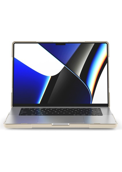 MacBook Pro 16 INÇ(2021)/(2023)A2485/A2780/A2991(M1/M2/M3)HARD Pc+Tpu Laptop Çantası Notebook Kapağı-Haki (Yurt Dışından)