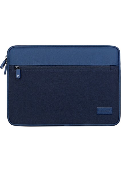 Okade T61 Taşınabilir Depolama Kılıfı Için 14-14.6 Inç Laptop Çantası Darbeye Dayanıklı Hava Yastığı Astar Taşıma Çantası-Koyu Mavi (Yurt Dışından)