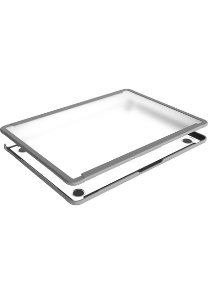 Benwıs Mp-Ssc MacBook Air 13 INÇ(2022)A2681/(2024)SLIM Kılıf Pc+Tpu Laptop Kapağı-Gri (Yurt Dışından)