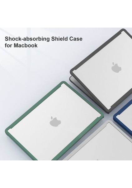 Benwıs Mp-Ssc MacBook Air 13 INÇ(2022)A2681/(2024)SLIM Kılıf Pc+Tpu Laptop Kapağı-Gri (Yurt Dışından)