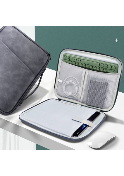 10.8-11 Inç Darbeye Dayanıklı Laptop Çantası 180 Derece Açılır Tablet Çanta-Mor (Yurt Dışından) indirimleri