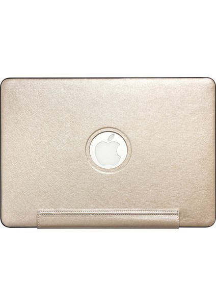MacBook Pro 15.4 Inç (A1707/A1990)-GOLD Için Isı Dağıtımı ile Pu Deri + Pc Dizüstü Koruyucu Kabuk Kapak Hollow-Out Tasarım (Yurt Dışından) fırsatları