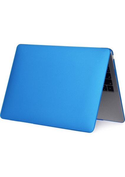 MacBook Air 13 INÇ(2020)-KOYU Mavi Için Mat Plastik Ön ve Arka Koruyucu Kabuk (Yurt Dışından)
