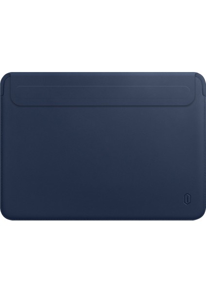 Wıwu Skin Pro Iı Serisi Dizüstü Bilgisayar Kol Çantası MacBook Pro 14 Inç 2021 Su Geçirmez Ince Pu Deri Laptop Kapak-Mavi (Yurt Dışından)