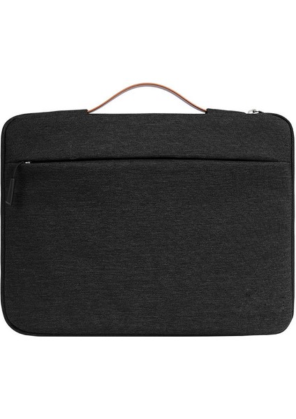 13 Inç Dizüstü Bilgisayar Için Darbeye Dayanıklı Taşıma Çantaları Polyester Taşınabilir Kol Çantası-Siyah (Yurt Dışından)