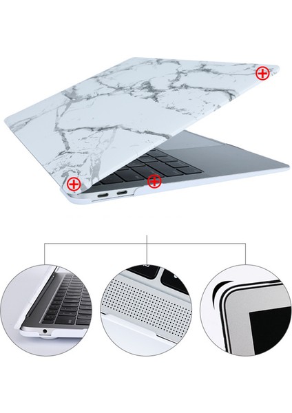 MacBook Pro 15 INÇ(2016-2017)A1707/(2018-2019)A1990 Kılıf Plastik Yaratıcı Desen Dizüstü Bilgisayar Sert KAPAK-DDC-1089 Için (Yurt Dışından) fiyatları