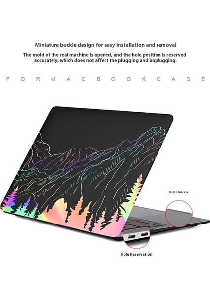 MacBook Air 13 Inç (2022) Kılıf Soğuk Damgalama Dizüstü Bilgisayarlar Pc Sert Kabuk-Lt-02 Temizle Için (Yurt Dışından)