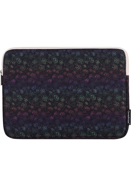 Canvasartısan H76-01 Çiçek Desenli Çizilmez Laptop Çantası Koruyucu Kılıf-12-Inç (Yurt Dışından)