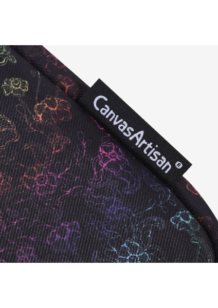 Canvasartısan H76-01 Çiçek Desenli Çizilmez Laptop Çantası Koruyucu Kılıf-12-Inç (Yurt Dışından)