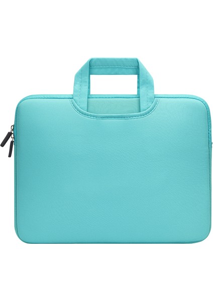 Moda Laptop Çantası Durumda Taşınabilir Darbeye Dayanıklı Bilgisayar Çantası 15.4 Inç Dizüstü Bilgisayar-Yeşil (Yurt Dışından)