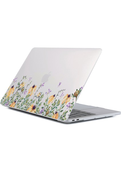 Macbook Air 15 INÇ(2023)A2941 M2/(2024)A3114 M3 Laptop Kılıfı Desen Plastik Koruyucu KAPAK-DDC-121 (Yurt Dışından)