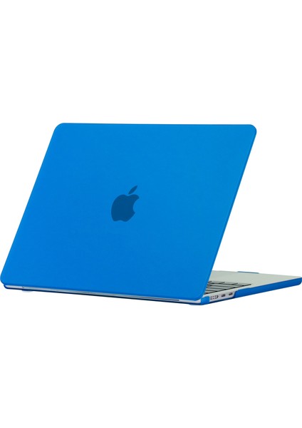Macbook Air 15 INÇ(2023)M2 A2941/(2024)A3114 M3 Laptop Kılıfı Çizilmez Sert Pc Mat Dizüstü Kapak-Koyu Mavi (Yurt Dışından)