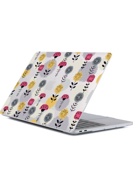 MacBook Pro 15 INÇ(2016-2017)A1707 /(2018-2019)A1990 Kılıf Sert Plastik Desen Baskı Laptop KAPAK-DDC-172 Için (Yurt Dışından)