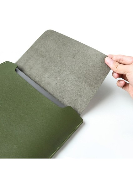 13 Inç Pu Deri Laptop Çantası Ultra Ince Dikey Dizüstü Bilgisayar Kılıfı-Grafit Gri (Yurt Dışından) fırsatları